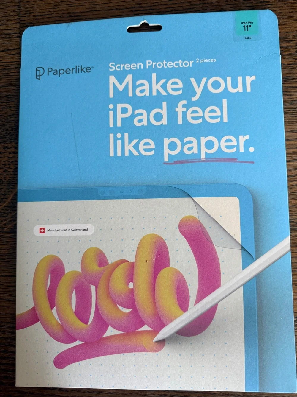 Blue Screen Protector for iPad Pro 11